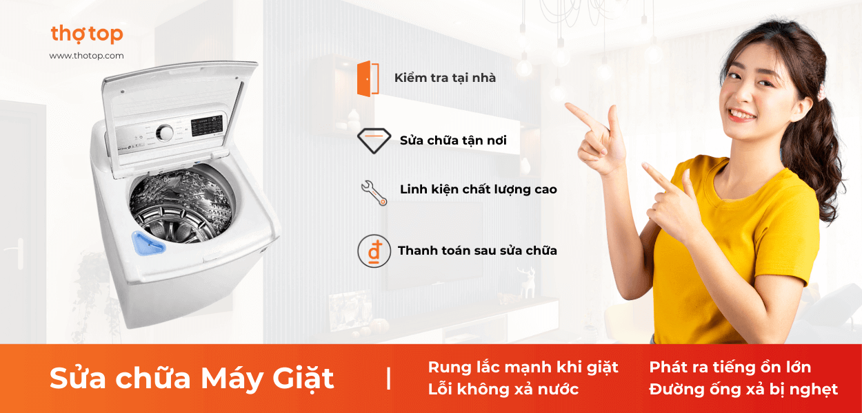 Kelly Beauty Secret đang sửa chữa máy giặt chuyên nghiệp